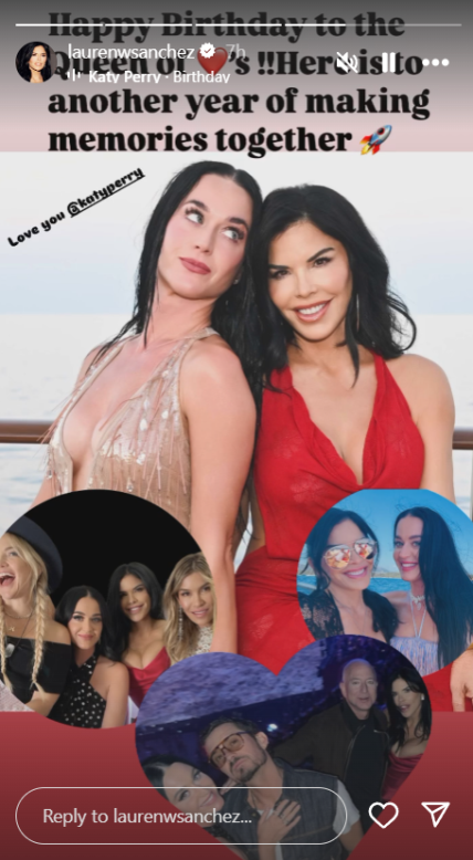 Lauren Sanchez čestitala rođendan Katy Perry