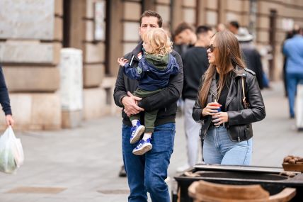 Leo i Lana Radeljak na zagrebačkoj špici