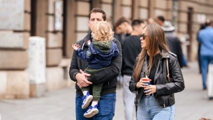 Leo i Lana Radeljak na zagrebačkoj špici