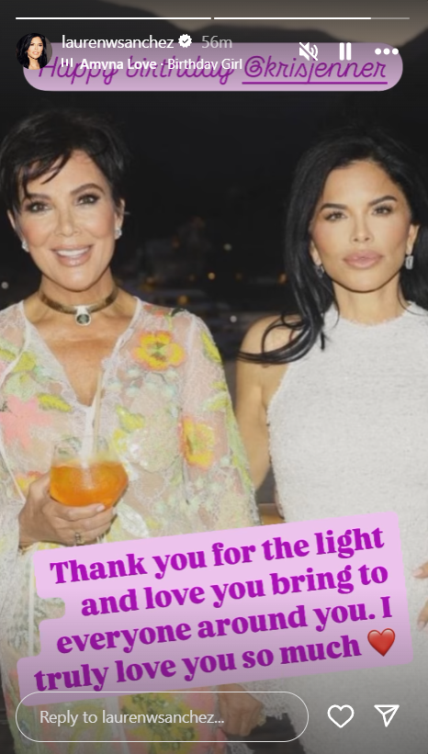 Lauren Sanchez čestitala 69 rođendan Kris Jenner