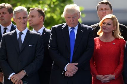 kolinda grabar kitarović, donald trump