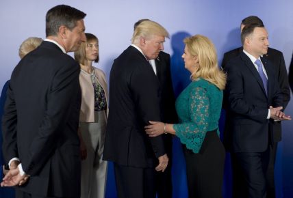 kolinda grabar kitarović, donald trump