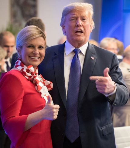 donald trump, kolinda grabar kitarović