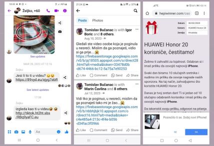 Messenger prijevara, iPhone nagradna igra.jpg