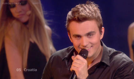 Igor Cukrov predstavljao je Hrvatsku na Eurosongu 2009.