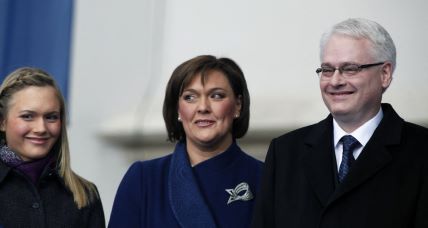 Lana, Tatjana i Ivo Josipović