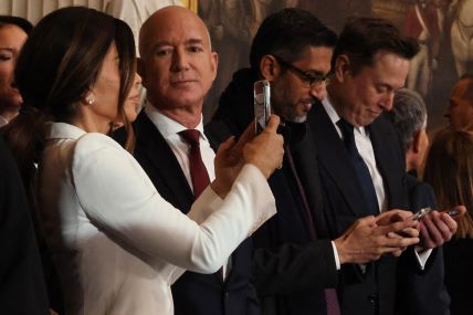 Lauren Sánchez i Jeff Bezos na inauguraciji Donalda Trumpa