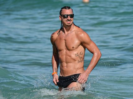 Zlatan Ibrahimović na plaži