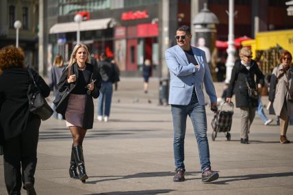 Marko Pecotić i Silvia Dvornik prošetali Zagrebom