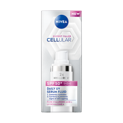 NIVEA Cellular Expert Filler SPF 50+ dnevni UV serum fluid 2.png