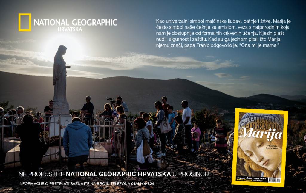 Bogorodica Marija na naslovnici hrvatskog izdanja National Geographica