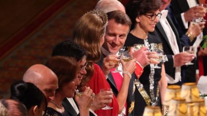 Emmanuel Macron i Kate Middleton