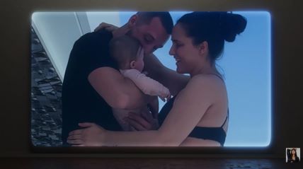 Lana Jurčević s partnerom i kćeri