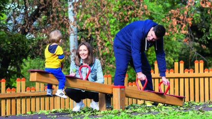 Ivor i Tomislava Vucelić sa sinom