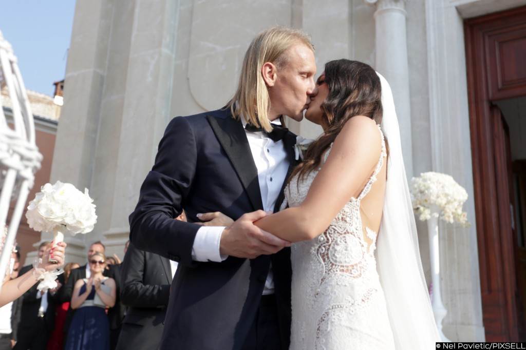Ivana Vida i Domagoj Vida vjenčali su se 2016. godine