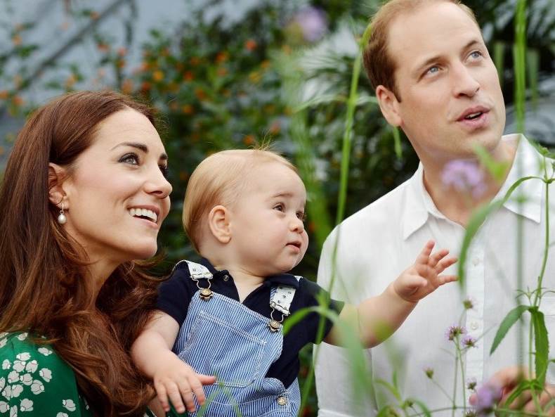 Princ George, princ William i Kate Middleton