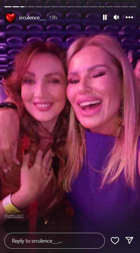 Iva Todorić na koncertu Dine Merlina