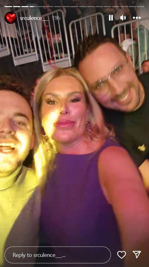 Iva Todorić na koncertu Dine Merlina