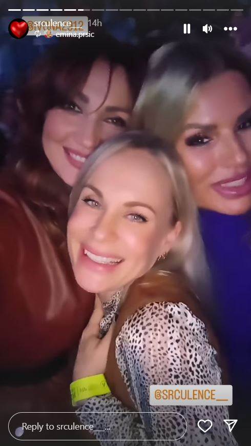 Iva Todorić na koncertu Dine Merlina