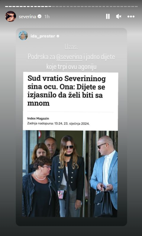 Severinina majka njezina je najveća potpora