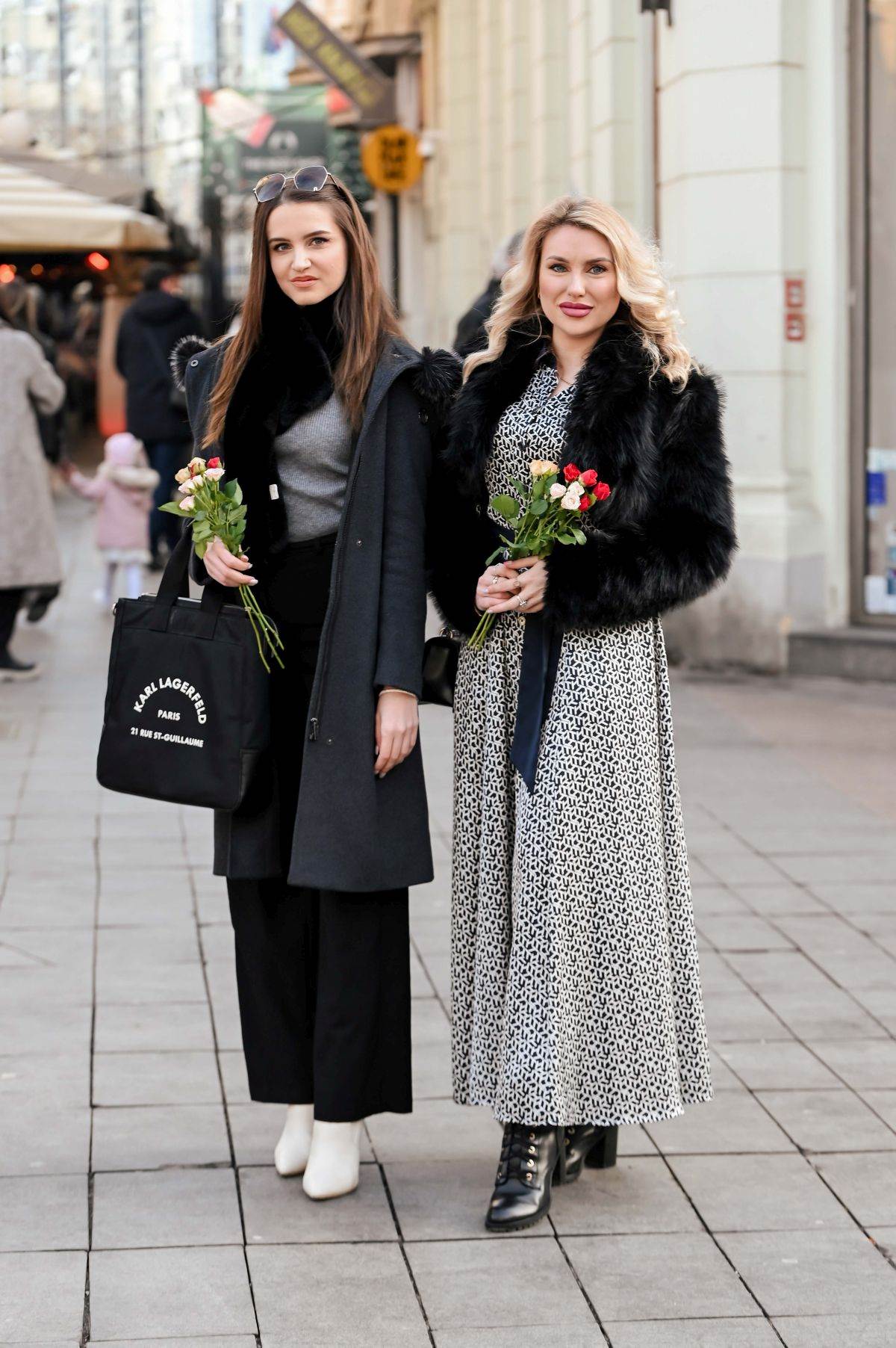 Dama na špici u Ugg papučama