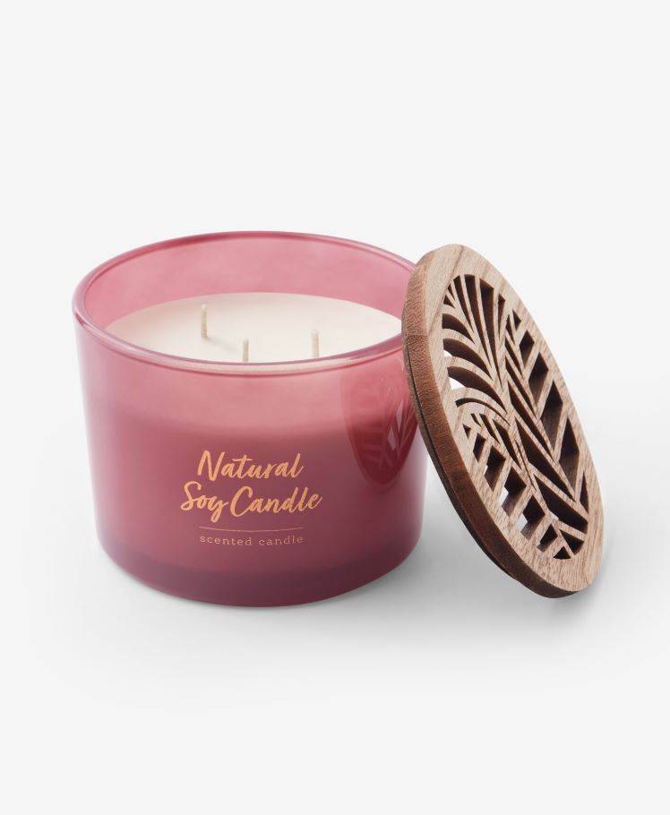 Svijeća od soje u staklenoj posudi/ Pepco/ 6 EUR