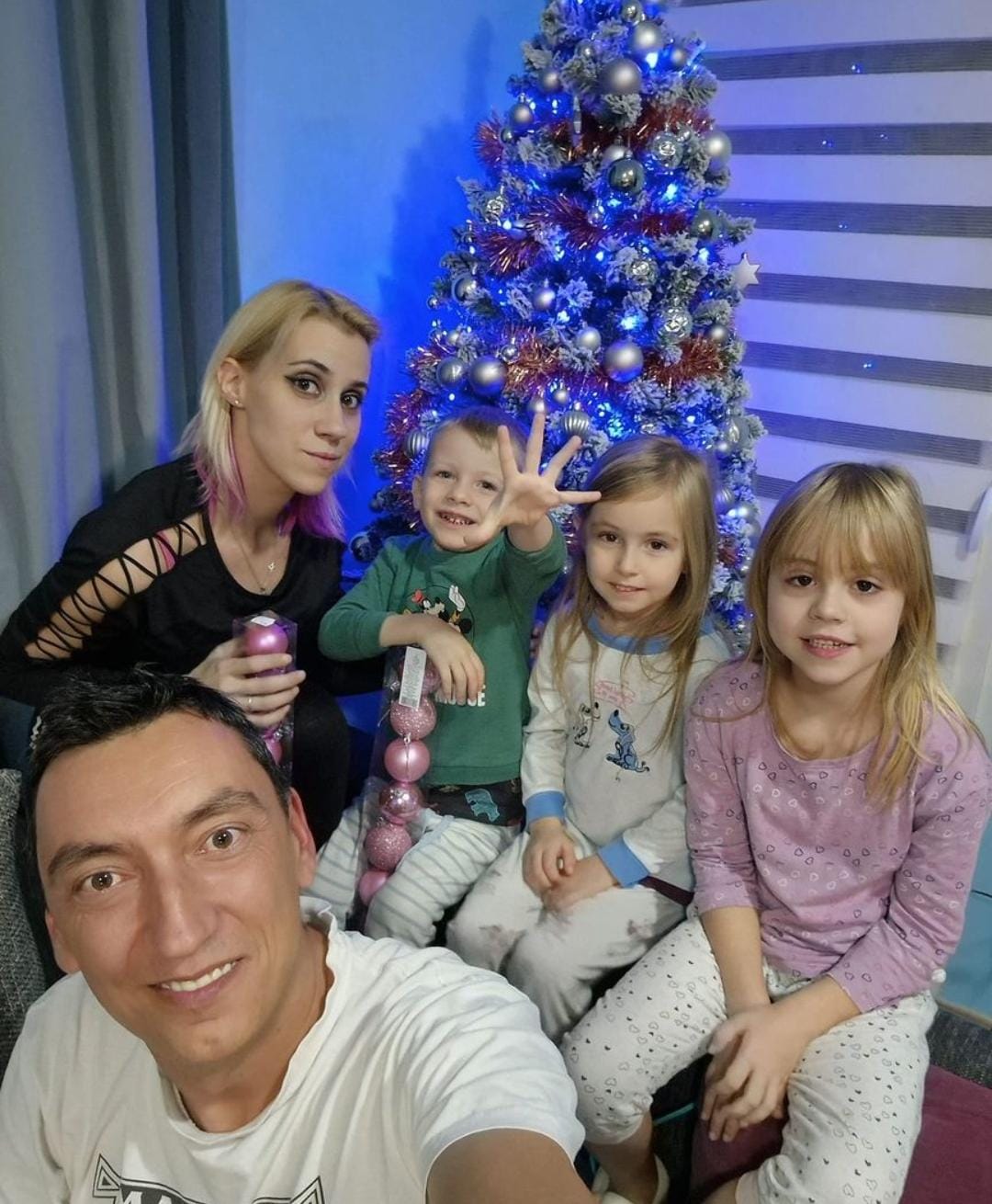 Ivana Povž i suprug Josip s djecom