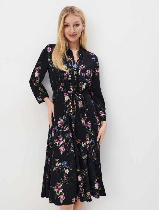 Midi haljina-košulja od viskoze/MOHITO/27,99