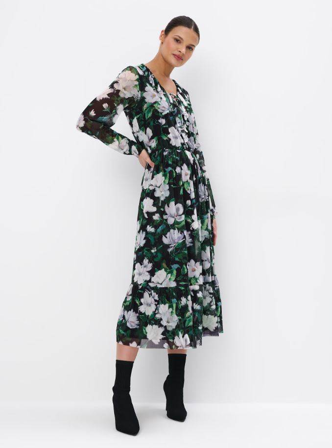 Midi haljina s cvjetnim dezenom/MOHITO/29,99 EUR