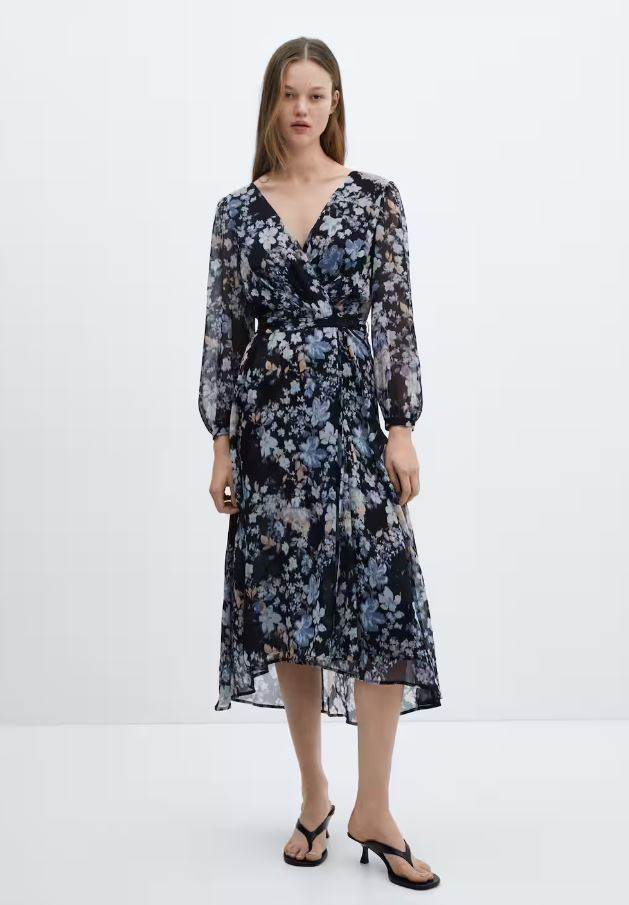Flowy flower printed dress/Mango/49,99 EUR