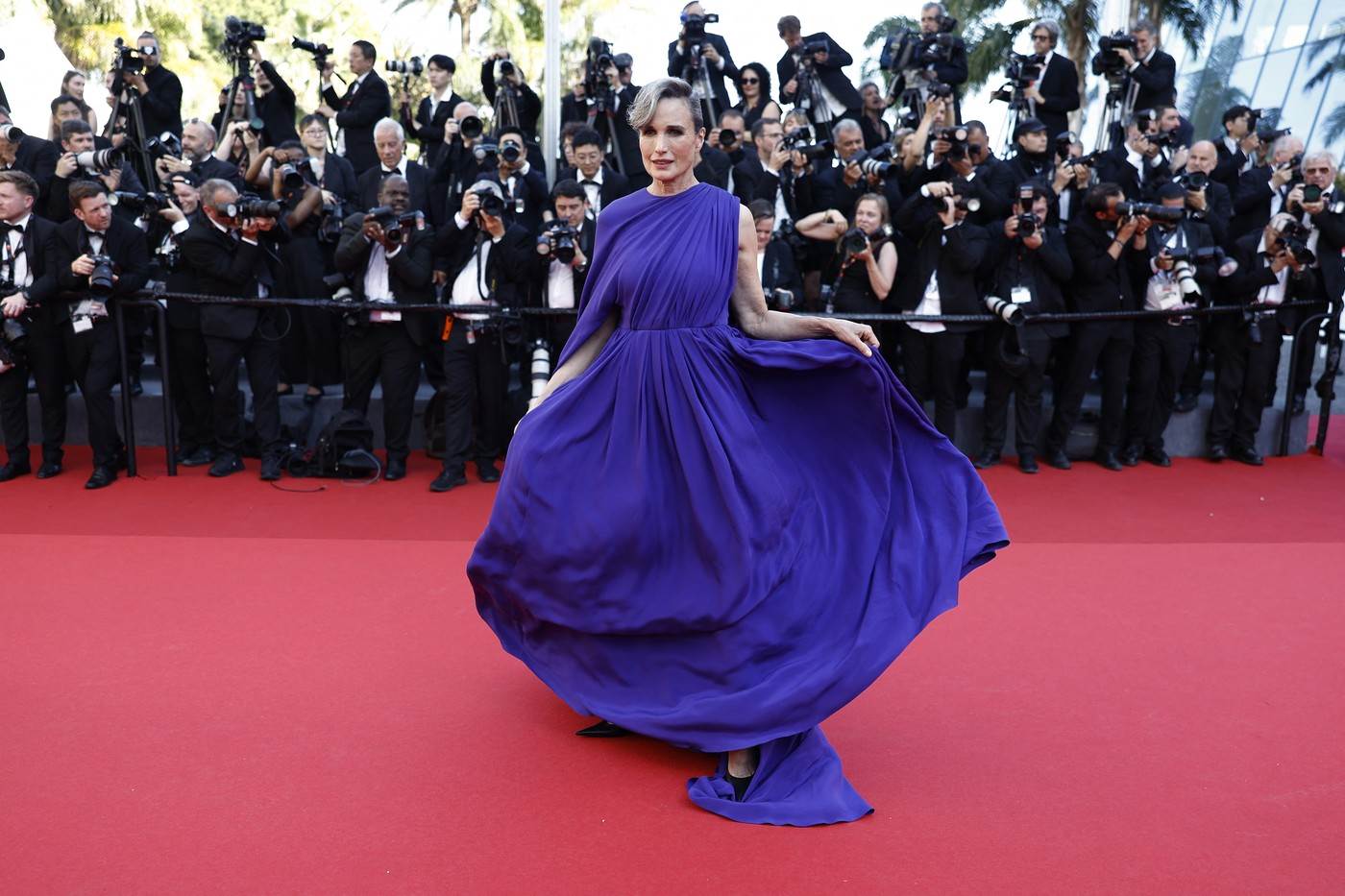 Andie MacDowell na filmskom festivalu u Cannesu