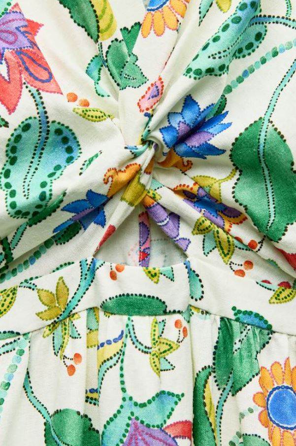 HALJINA OD MJEŠAVINE LANA S PRINTOM I ČVOROM/ ZARA/ 49,95 EUR