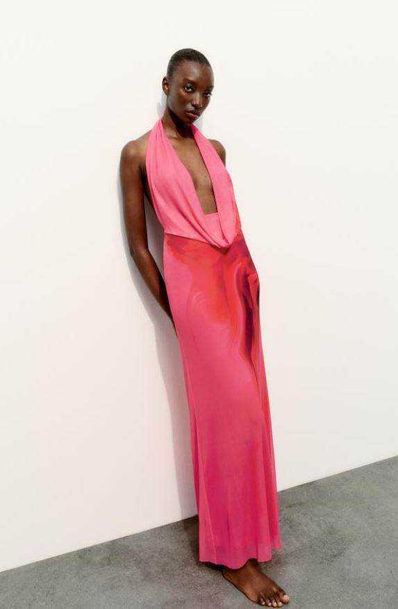 1.JPGHALJINA OD TILA S DRAPIRANIM AMERIČKIM IZREZOM/ ZARA/  39,95 EUR