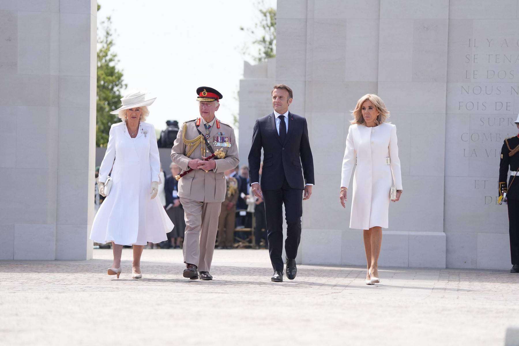 kraljica camilla, brigitte macron
