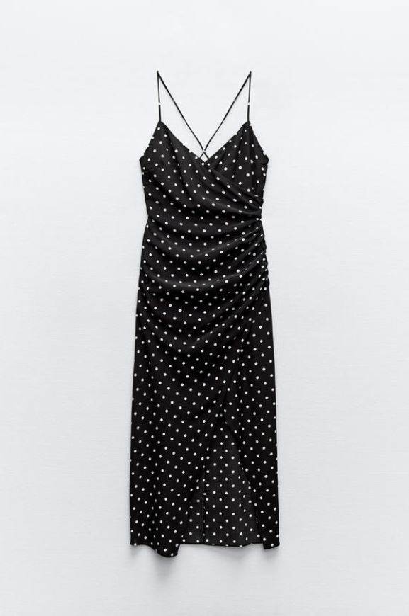 POLKA DOT PRINT MIDI DRESS/ ZARA/ 19,99 EUR