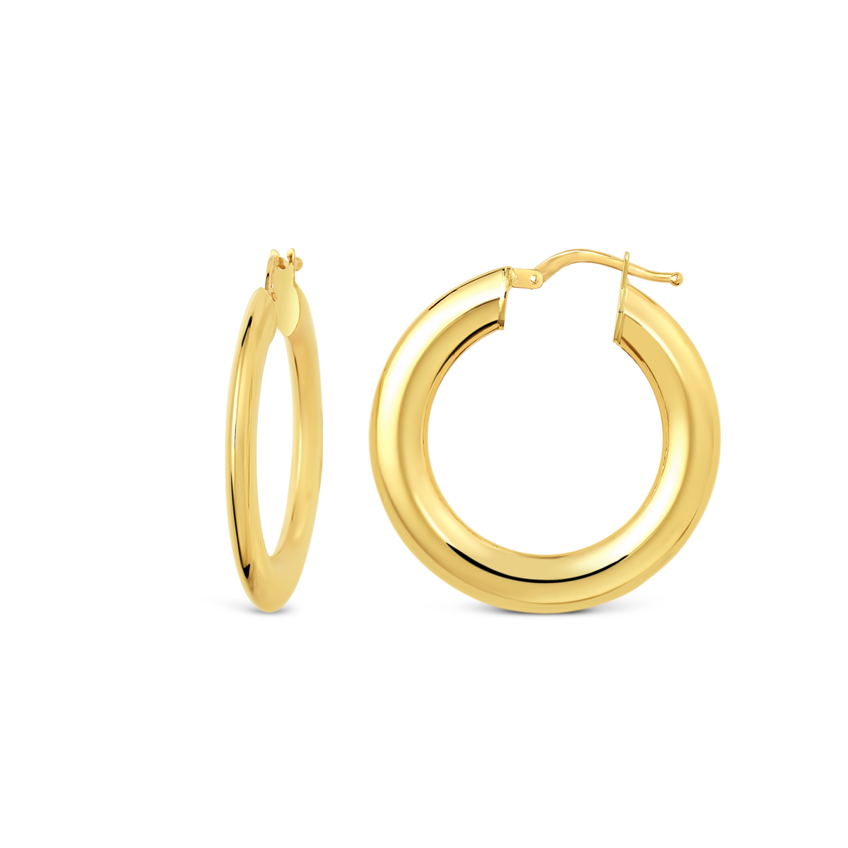 Impress Maxi zlatne naušnice, 14kt žuto zlato - 456,00 eura.png