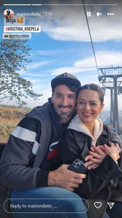 Marin Miletić i Ktistina Krepela na žičari
