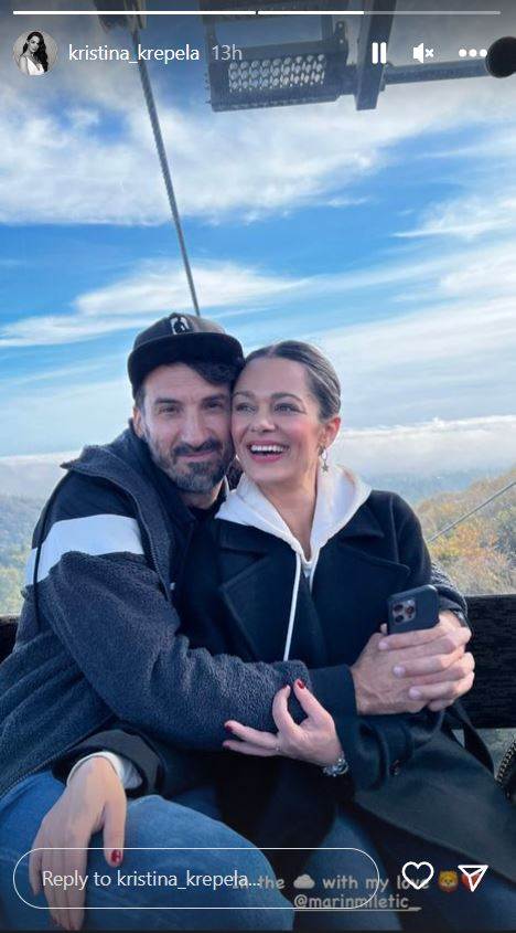 Marin Miletić i Ktistina Krepela na žičari