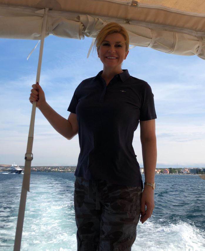 Kolinda Grabar-Kitarović često ističe nikad vitkiji struk