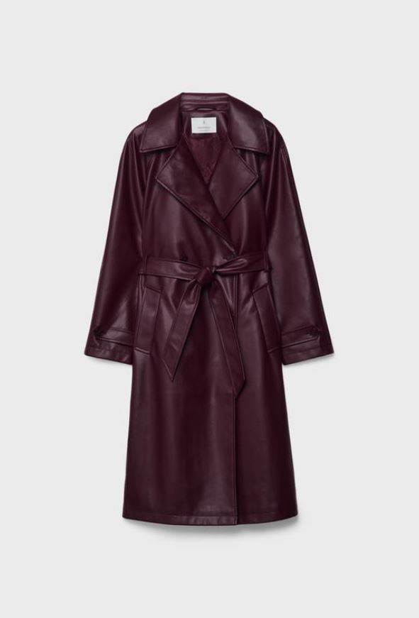 Dugi baloner od umjetne kože/ Stradivarius/ 49,99 EUR