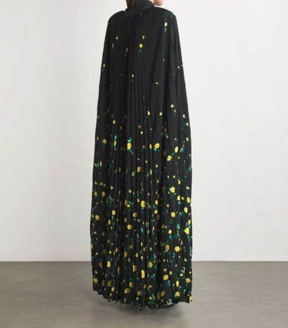 Women's Black Floral Maxi Dress/MAX&Co./856 eur