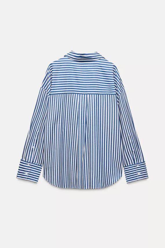 PRUGASTA KOŠULJA OD POPELINA/ ZARA/ 19,95 EUR