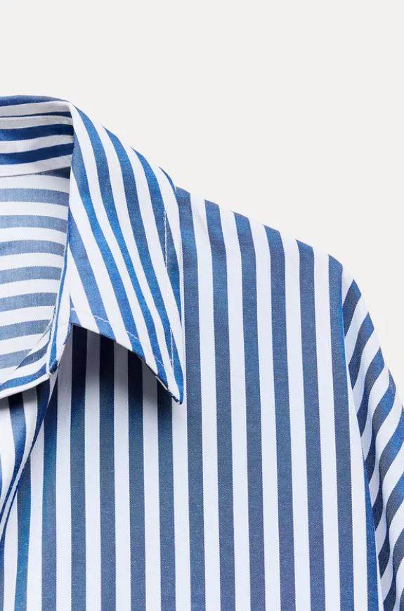 PRUGASTA KOŠULJA OD POPELINA/ ZARA/ 19,95 EUR