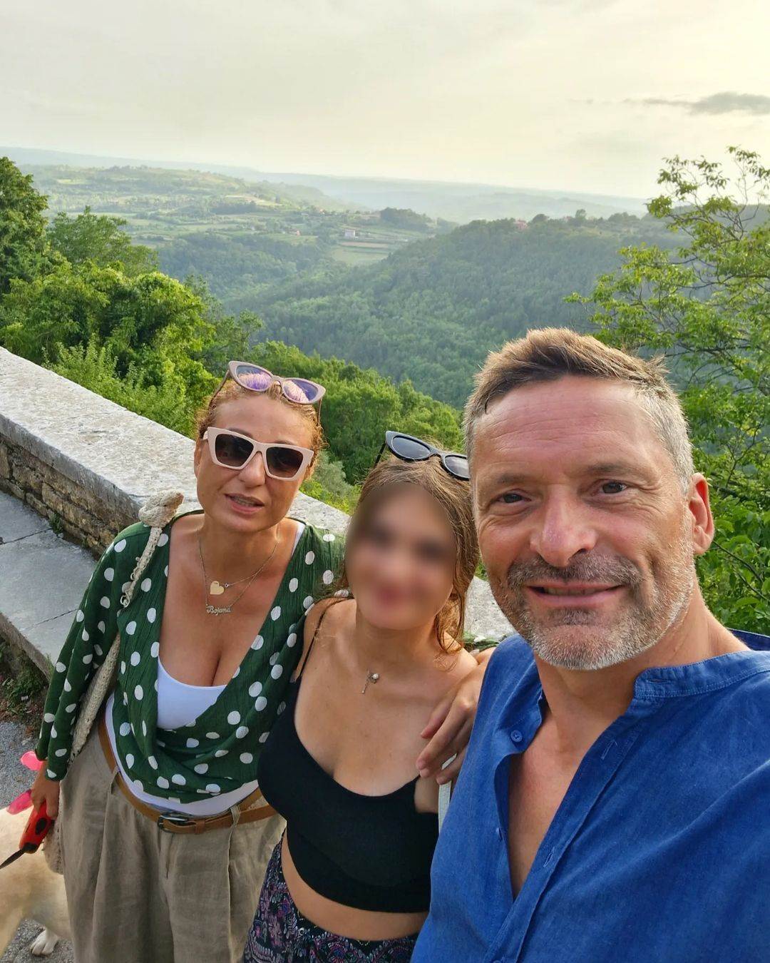 Ognjen Golubić i obitelj