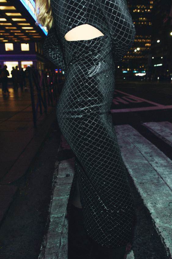 SHIMMERY VELVET DRESS/ZARA/ 29.95 EUR