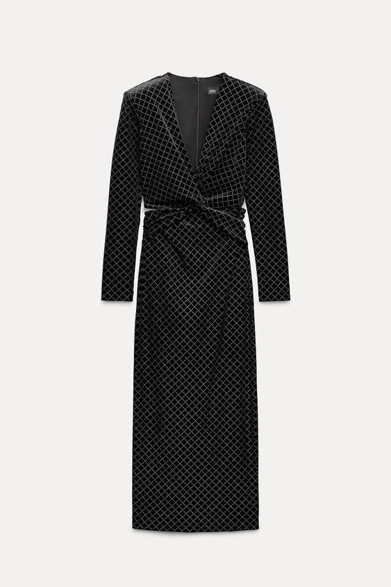SHIMMERY VELVET DRESS/ZARA/ 29.95 EUR