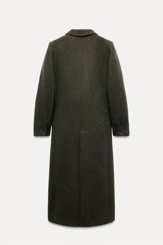 LONG WOOL COAT ZW COLLECTION/ZARA/129.00 EUR