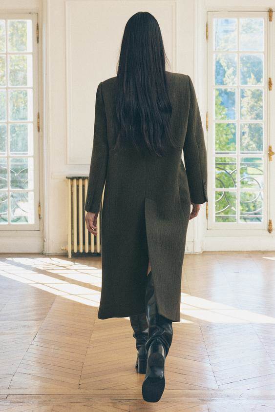LONG WOOL COAT ZW COLLECTION/ZARA/129.00 EUR