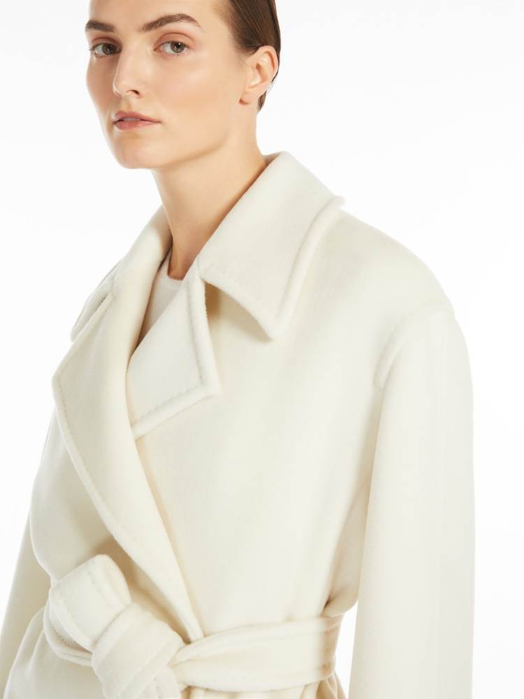 Alpaca, wool and cashmere wrap coat/ Max Mara/ 3175 eur