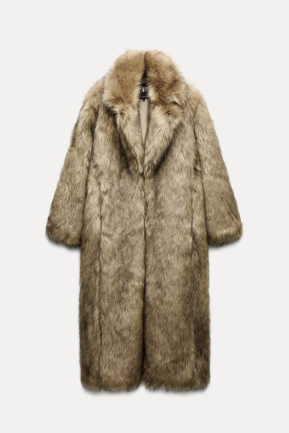 EXTRA-LONG FAUX FUR COAT/ ZARA/ 39,99 EUR
